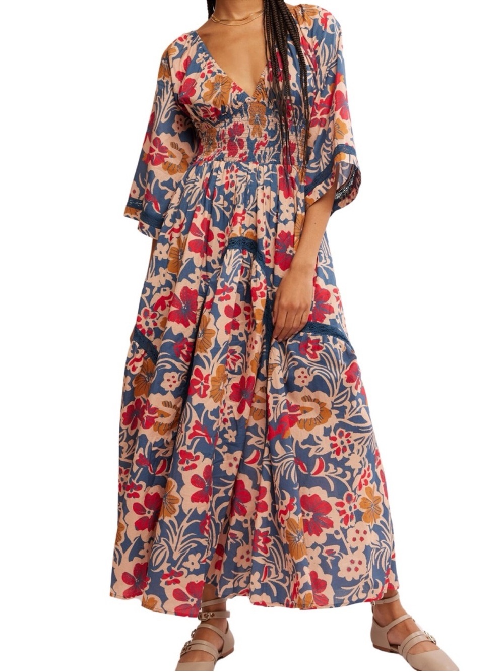 Free People Dixie Floral Maxi Dress